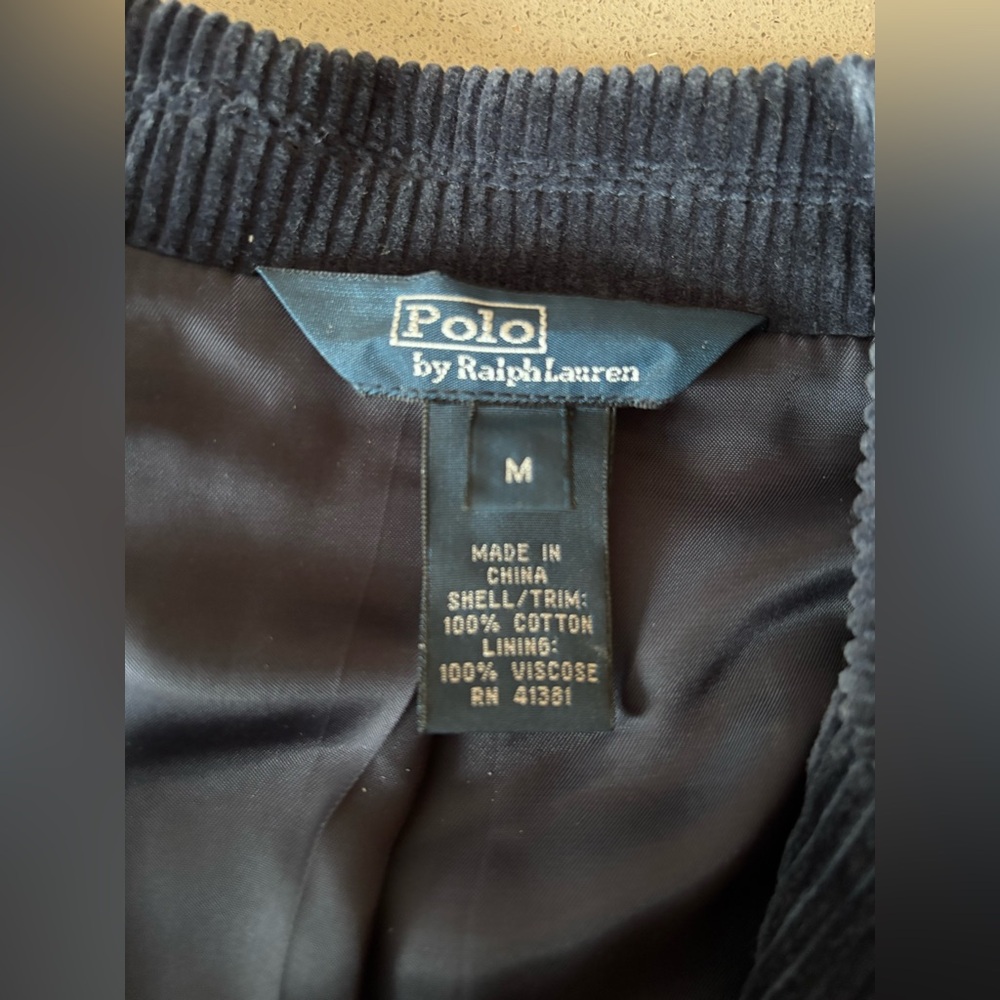 Boys Size M Navy Corduroy Sportcoat - Picture 6 of 10